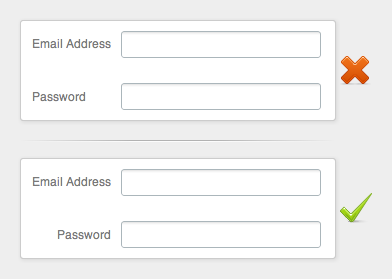 Alignment of form fields