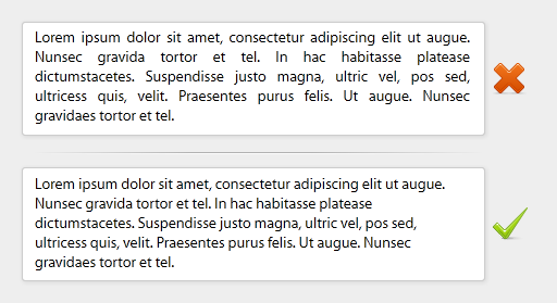 Text alignment